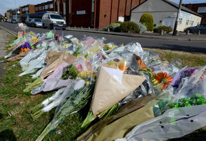 Dozens of tributes have been left to James Brindley in Aldridge