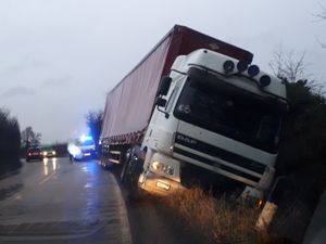 Supporting image for story: Lorry accident causes delays in North Shropshire