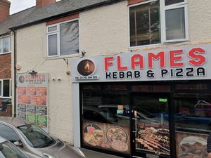 Flames Kebab & Pizza in Meole Brace, near Shrewsbury. Picture: Google