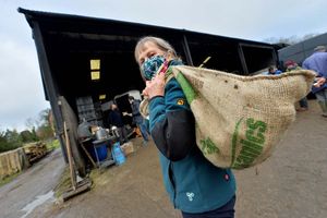 Judy Crook at Shropshire Potato Day