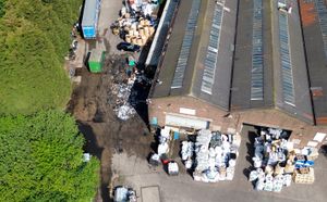 A fire at Plasport recycling Cox's Lane , Cradley Heath was contained by four crews.