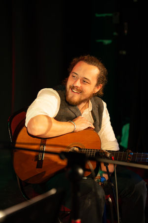 Aaron Horlock enjoying performing in A Celtic Christmas