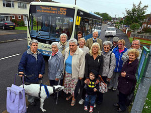 Supporting image for story: Pensioners protest over Telford bus changes