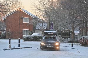 While many enjoy the snow, commuters were warned to 'stay safe' when travelling along the region's roadways