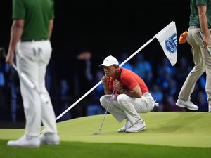 Supporting image for story: Tiger Woods gets better of Rory McIlroy in TGL clash