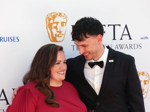 Jessica Gunning and Richard Gadd attending the Bafta TV Awards in 2024