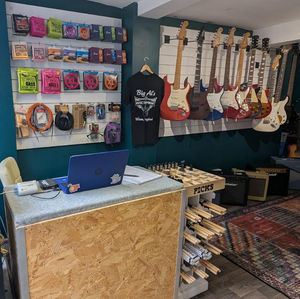 Inside Big Al's Music Emporium. Photo: Big Al's