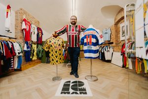 Shaun sources his shirts from around the world