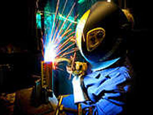 Supporting image for story: Sparks fly for trainee welders