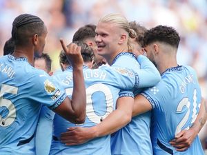 Supporting image for story: Erling Haaland’s hat-trick helps Manchester City to thumping win over Ipswich