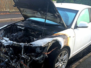 Supporting image for story: Arsonists set Telford woman's Audi on fire the day after she bought it