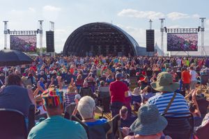 More than £15,000 was raised for Hope House at this year's Shrewsbury Folk Festival. Picture: John Hooper