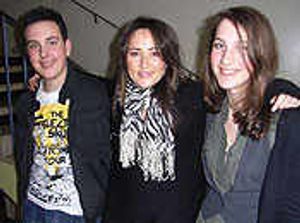 Supporting image for story: Students interview stars for mag