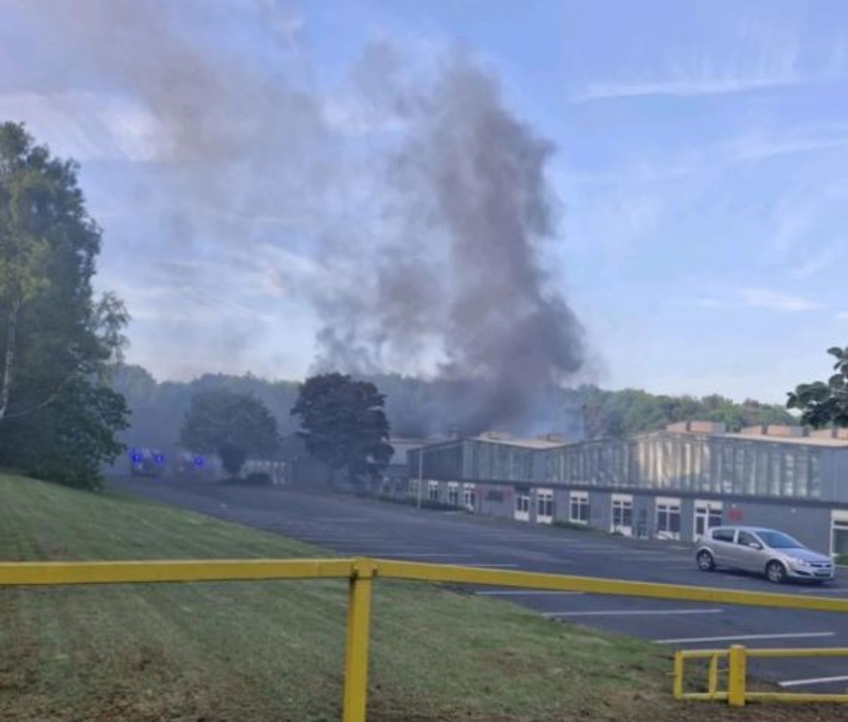 30 firefighters spend five hours battling industrial blaze in Telford - investigation into cause underway