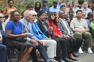 Many members of the community gathered at Wolverhampton Civc Centre to mark Windrush day