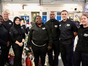 Supporting image for story: In pictures: Fire station staff host festive lunch to ease loneliness in Birmingham community