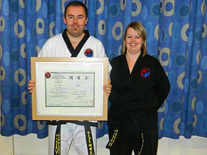 Supporting image for story: Bridgnorth's super six get their black belts
