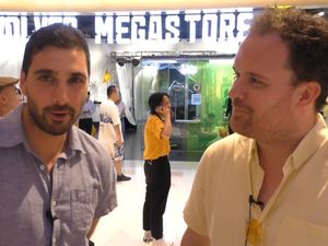 Supporting image for story: Wolves in China: Tim Spiers and Nathan Judah experience Shanghai megastore opening - VIDEO