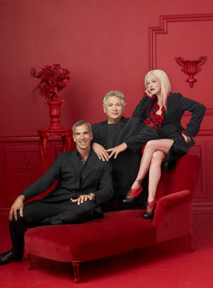 Jerry, Harvey, and Cyndi Lauper. Picture by: Gavin Bond