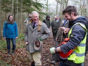 Supporting image for story: Ludlow students have surprise meeting with Prince of Wales 