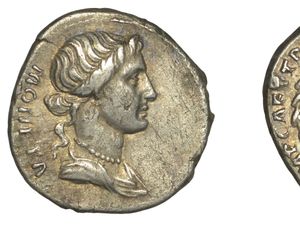 Supporting image for story: Silver Roman coin found by detectorist expected to fetch up to £6,000 at auction