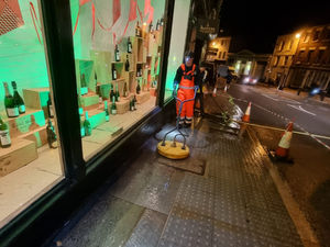 Supporting image for story: Christmas clean-up for town centre streets