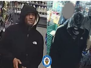 Supporting image for story: Two hooded men sought by police investigating Sandwell store robbery