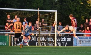 Action from Walsall's pre-season opener with Leamington