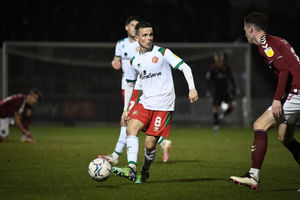 Northampton v Walsall match action (pic Owen Russell)