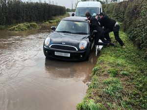 Supporting image for story: Flood warnings stay in place as rain and wind to return to Shropshire