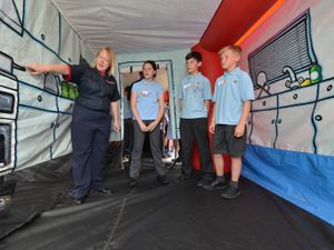 Supporting image for story: 2,000 pupils learn safety messages at Telford camp