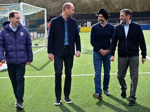 Prince william at SportingKhalsa FC, Willenhall