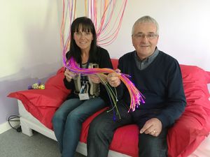 Supporting image for story: Ex-Goodyear workers hand £21k to Acorns children's hospice