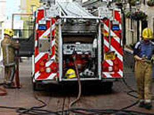 Supporting image for story: Crews pull man from fire