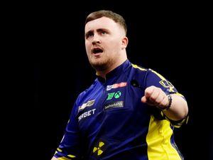 Supporting image for story: Luke Littler hits stunning nine-dart finish in semi-final win over Josh Rock