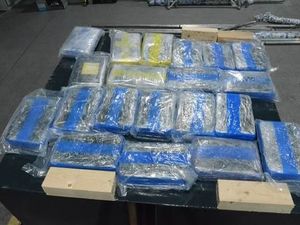 Supporting image for story: Three arrested over £1.6 million cocaine haul hidden in van