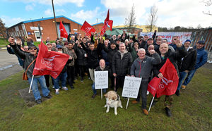 Strikers in Kingswinford