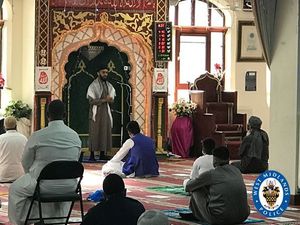 PC Choudhury still delivers regular Friday prayers at the Bahu Trust in Balsall Heath (Photo by West Midlands Police)