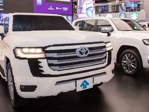 Supporting image for story: There’s a Toyota Land Cruiser made from 440,000 Lego bricks in the UAE