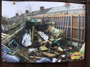 Before the site was cleared...