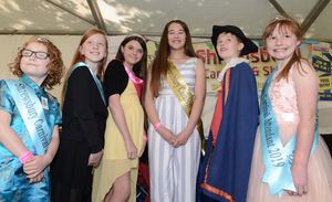 From left, Elizabeth Daniels-Sanders, Maisie Hathaway, Ava Chaytor, Tom Wilkes and Emily Reese