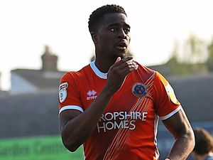 Supporting image for story: Top scorer Fejiri Okenabirhie is growing in confidence in fine debut Shrewsbury Town season