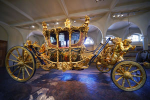 The historic Gold State Coach will take the King and Queen back to Buckingham Palace after the Coronation ceremony. Photo: Yui Mok/PA Wire