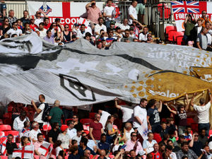 Supporting image for story: Carl Ikeme: Telford fans' Wembley banner gave me huge boost