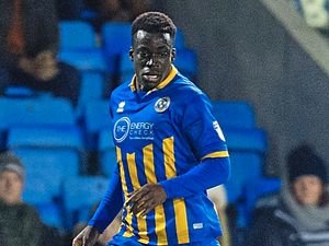 Supporting image for story: Shrewsbury's Arthur Gnahoua is chasing his Wembley dream
