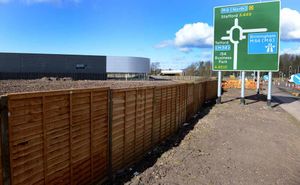 The site of the Porsche dealership in Wolverhampton off the A449 Stafford Road next to junction 2 of the M54