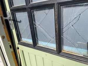 A volunteer at the pantry found pantry had been broken into on Friday