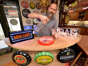 Supporting image for story: Rush to deck-out homemade bars during coronavirus crisis