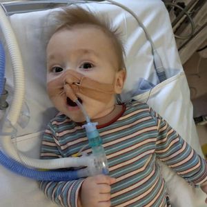 The antitoxin baby Thomas needed had to rushed in from California (Photo: Birmingham Women's and Children's Hospital/SWNS)