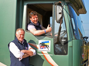 Supporting image for story: Shropshire duo tell of their harrowing relief trip to Ukraine border